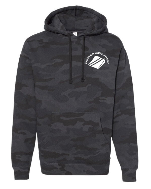 Warning Signs Black Camo Hoodie