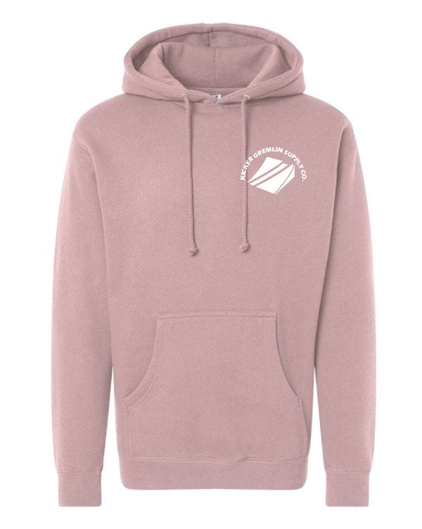 Warning Signs Dusty Pink Hoodie
