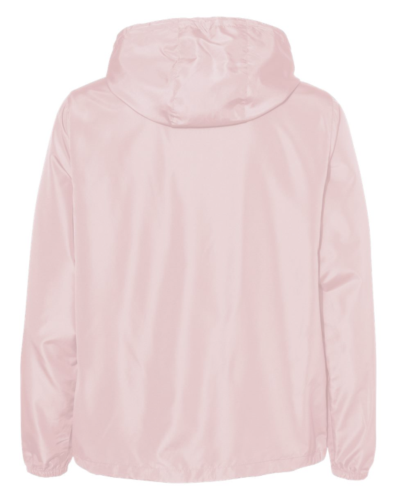 Blush Half Zip Windbreaker