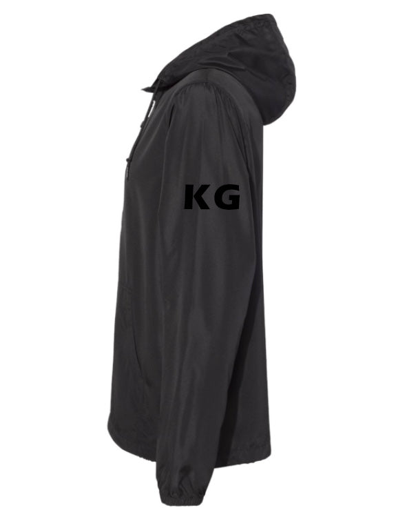 KG Windbreakers - Full Zip Black