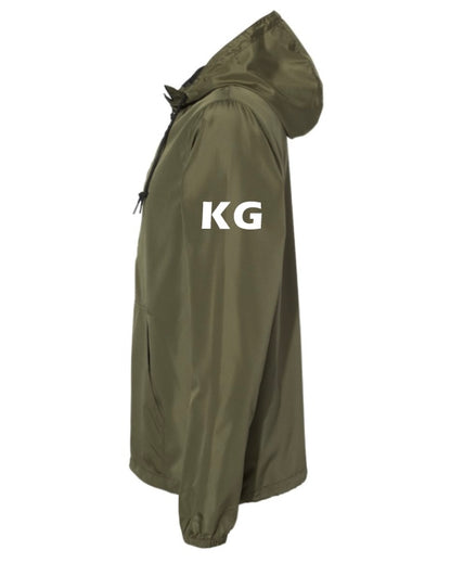 KG Windbreaker - Half Zip White