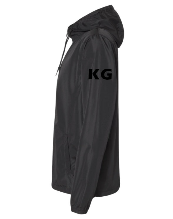 KG Windbreakers - Full Zip Black