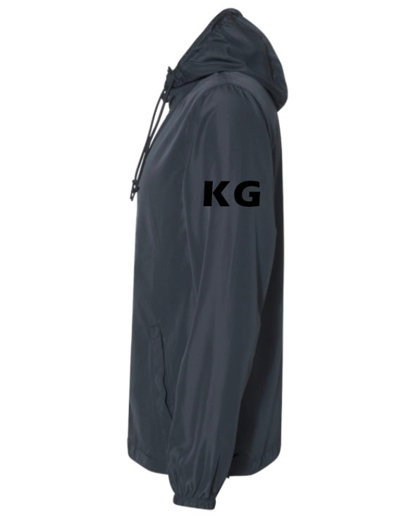 KG Windbreakers - Full Zip Black