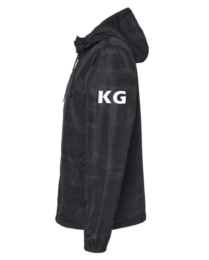 KG Windbreaker - Half Zip White