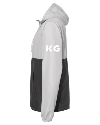 KG Windbreaker - Half Zip White