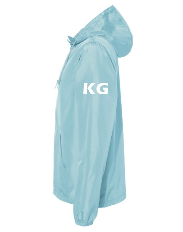 KG Windbreaker - Half Zip White