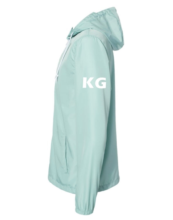 KG Windbreaker - Full Zip White