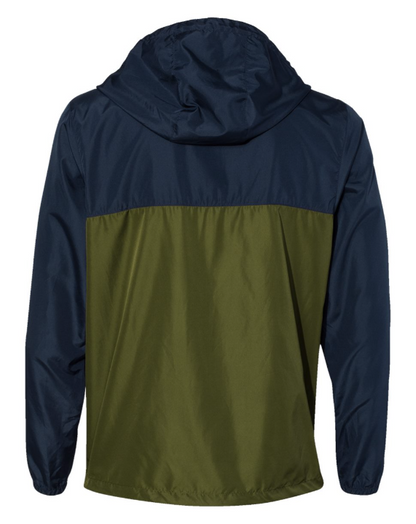 Navy/Army Full Zip Windbreaker