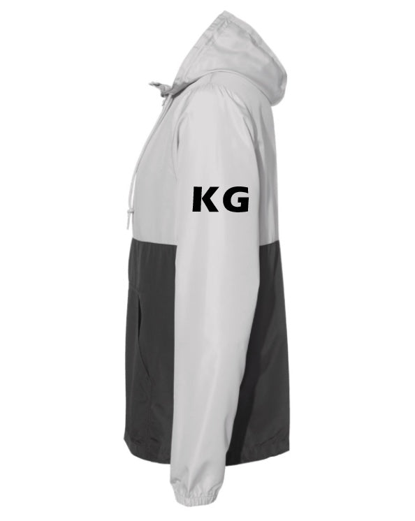 KG Windbreaker - Half Zip Black